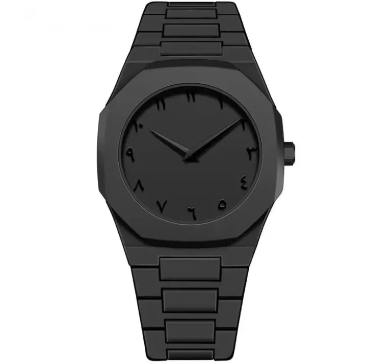 Black Arabic Watch For Men