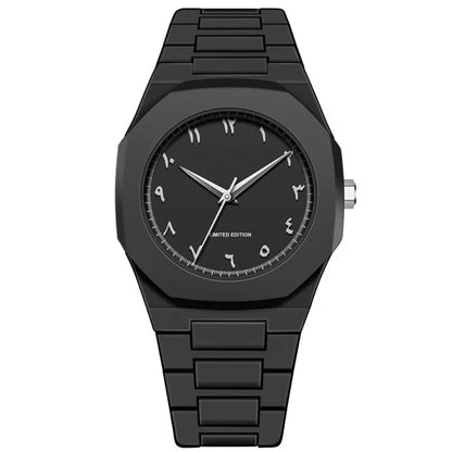 Black Arabic Watch For Men