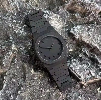 Black Arabic Watch For Men