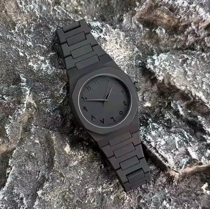 Black Arabic Watch For Men