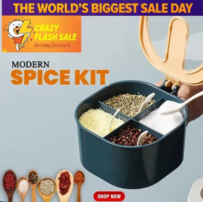 4 grid spice jar